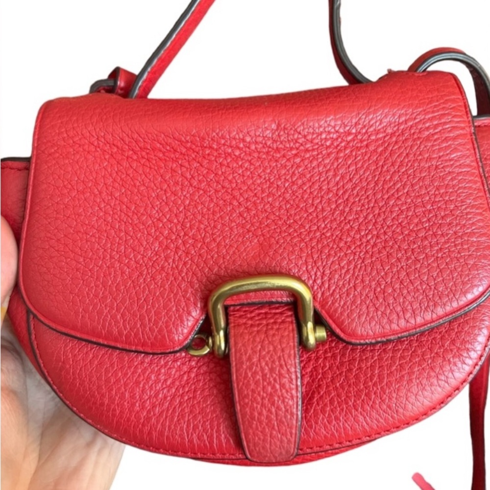 J. Crew Red Crossbody Bag

4 7/8"H x 6 3/4"W x 3/4"D.